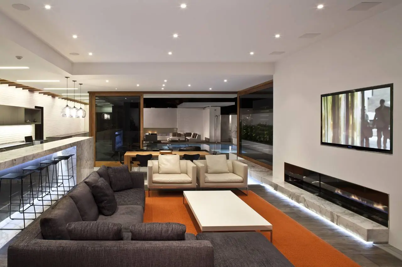 Elegant interior with a cozy seating area